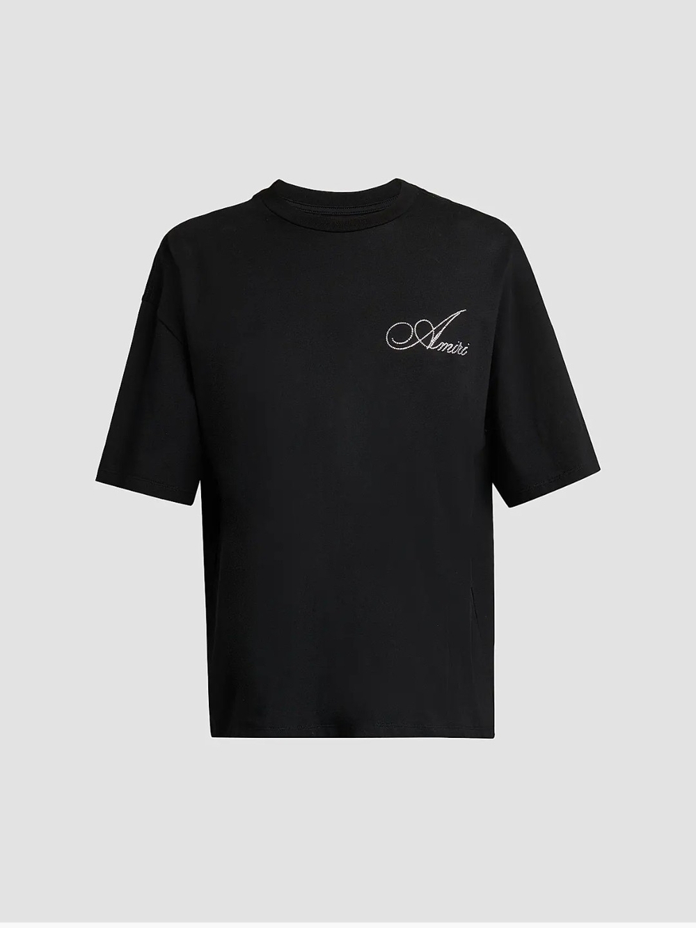 AMIRI Black Script Logo Short Sleeve Tee